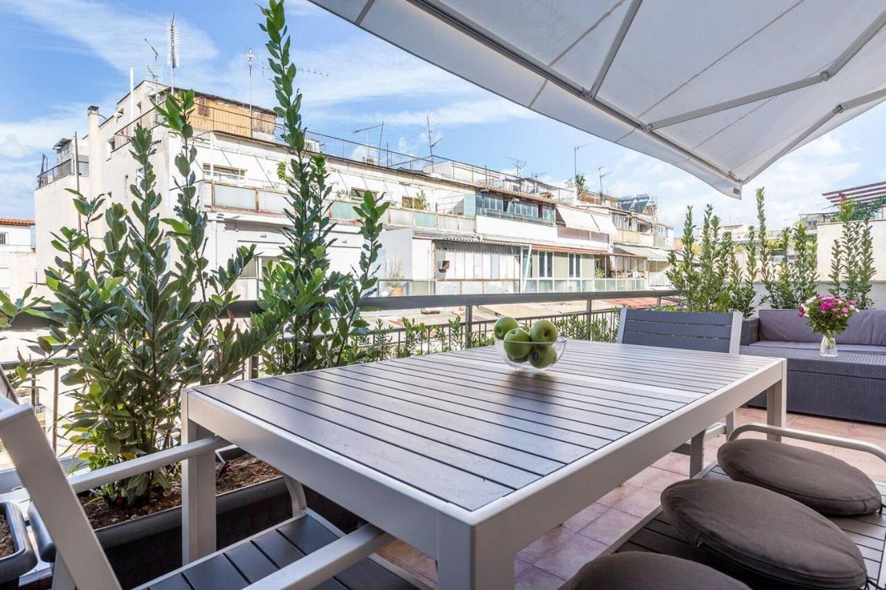 Emily In Athens - Central Chic Flat With Terrace Syntagma E1 מראה חיצוני תמונה