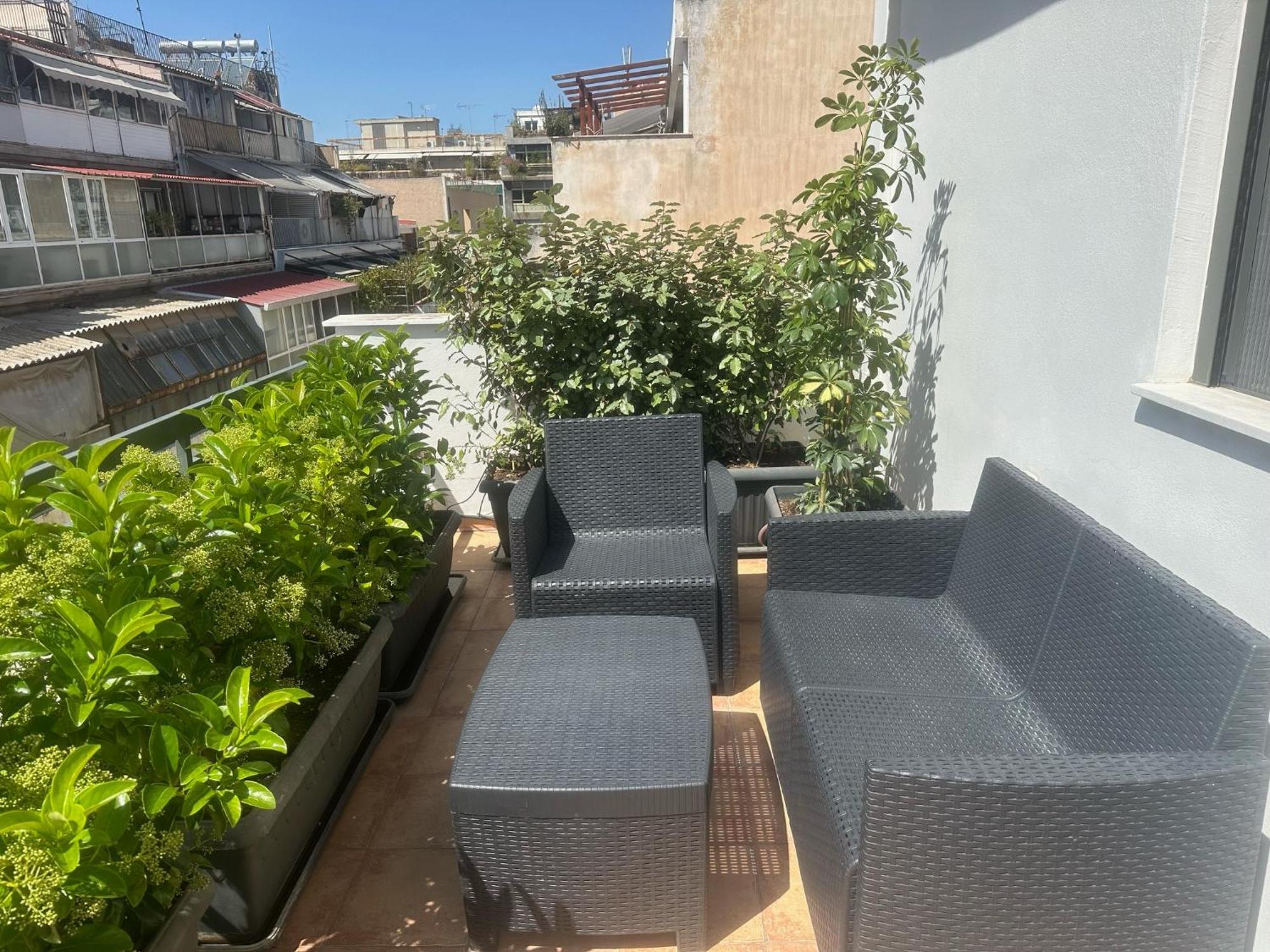 Emily In Athens - Central Chic Flat With Terrace Syntagma E1 מראה חיצוני תמונה